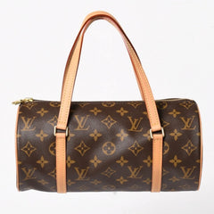 Like new LOUIS VUITTON Papillon 26 handbag M51386 Monogram PVC leather Brown Gold hardware Used 4a004842