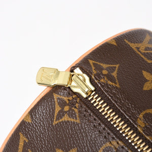 Like new LOUIS VUITTON Papillon 26 handbag M51386 Monogram PVC leather Brown Gold hardware Used 4a004842