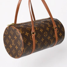 Load image into Gallery viewer, 極美品 LOUIS VUITTON ルイヴィトン パピヨン26 ハンドバッグ M51366 モノグラム ブラウン レザー ゴールド金具 旧型 中古 4a004869