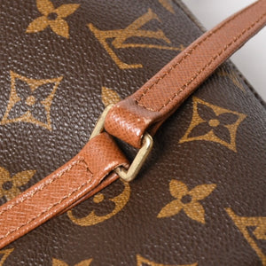 極美品 LOUIS VUITTON ルイヴィトン パピヨン26 ハンドバッグ M51366 モノグラム ブラウン レザー ゴールド金具 旧型 中古 4a004869