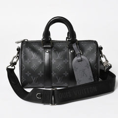 新品同様 LOUIS VUITTON ルイヴィトン キーポル バンドリエール25 ショルダーバッグ ハンドバッグ モノグラムリバース M46271 中古 4a004847