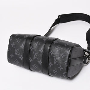 新品同様 LOUIS VUITTON ルイヴィトン キーポル バンドリエール25 ショルダーバッグ ハンドバッグ モノグラムリバース M46271 中古 4a004847