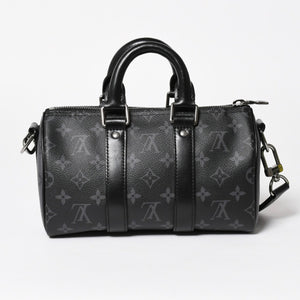 新品同様 LOUIS VUITTON ルイヴィトン キーポル バンドリエール25 ショルダーバッグ ハンドバッグ モノグラムリバース M46271 中古 4a004847