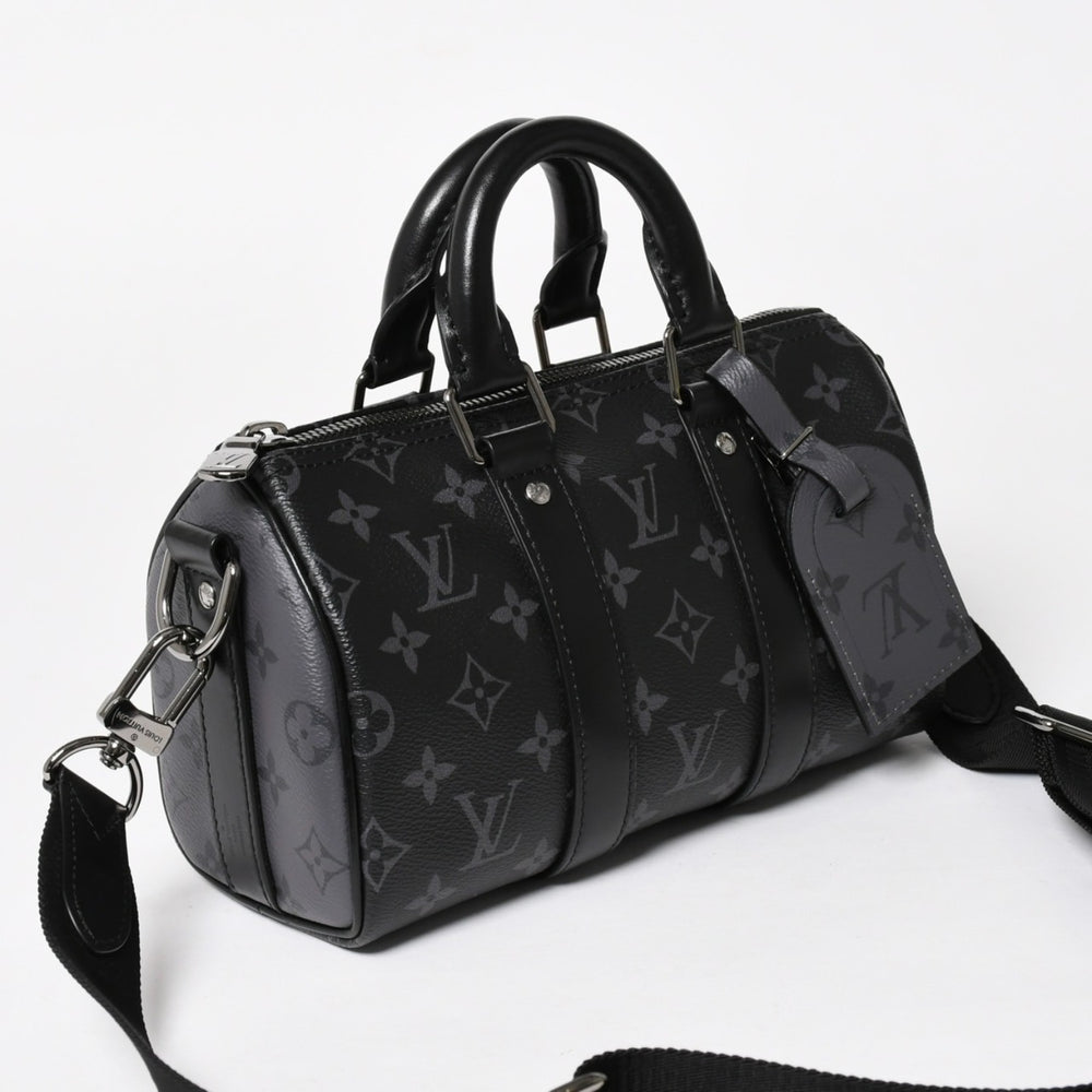 新品同様 LOUIS VUITTON ルイヴィトン キーポル バンドリエール25 ショルダーバッグ ハンドバッグ モノグラムリバース M46271 中古 4a004847