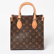 Load image into Gallery viewer, LOUIS VUITTON ルイヴィトン サックプラBB ハンドバッグ M46265 モノグラム ショルダーバッグ 2WAY PVC レザー ブラウン ゴールド金具 美品 中古 4a004864