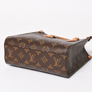 LOUIS VUITTON ルイヴィトン サックプラBB ハンドバッグ M46265 モノグラム ショルダーバッグ 2WAY PVC レザー ブラウン ゴールド金具 美品 中古 4a004864
