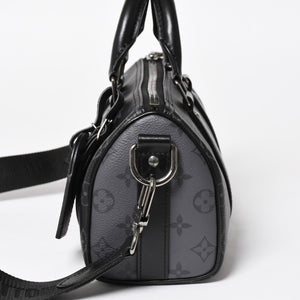 新品同様 LOUIS VUITTON ルイヴィトン キーポル バンドリエール25 ショルダーバッグ ハンドバッグ モノグラムリバース M46271 中古 4a004847
