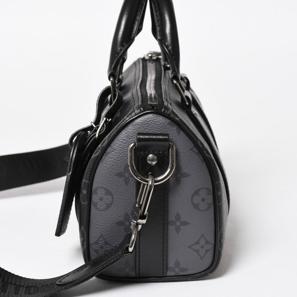 新品同様 LOUIS VUITTON ルイヴィトン キーポル バンドリエール25 ショルダーバッグ ハンドバッグ モノグラムリバース M46271 中古 4a004847