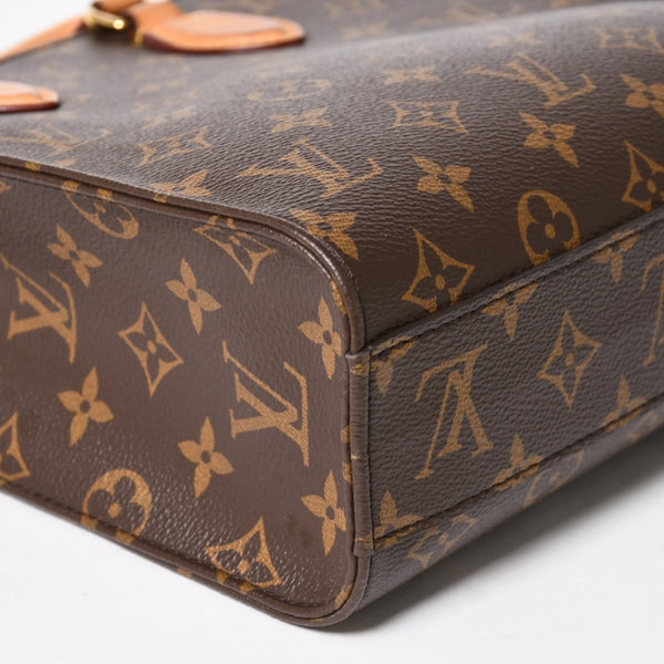 LOUIS VUITTON ルイヴィトン サックプラBB ハンドバッグ M46265 モノグラム ショルダーバッグ 2WAY PVC レザー ブラウン ゴールド金具 美品 中古 4a004864