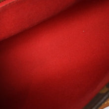 Load image into Gallery viewer, LOUIS VUITTON ルイヴィトン サックプラBB ハンドバッグ M46265 モノグラム ショルダーバッグ 2WAY PVC レザー ブラウン ゴールド金具 美品 中古 4a004864