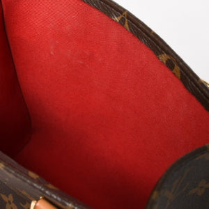 LOUIS VUITTON ルイヴィトン サックプラBB ハンドバッグ M46265 モノグラム ショルダーバッグ 2WAY PVC レザー ブラウン ゴールド金具 美品 中古 4a004864