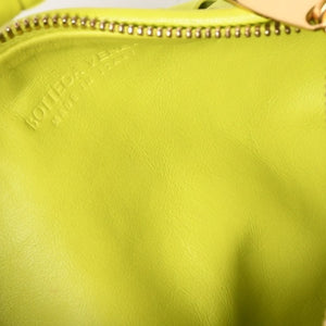 Very good condition BOTTEGAVENETA MINI JODIE Handbag 651876 Intrecciato Lime Green Used 4a003920