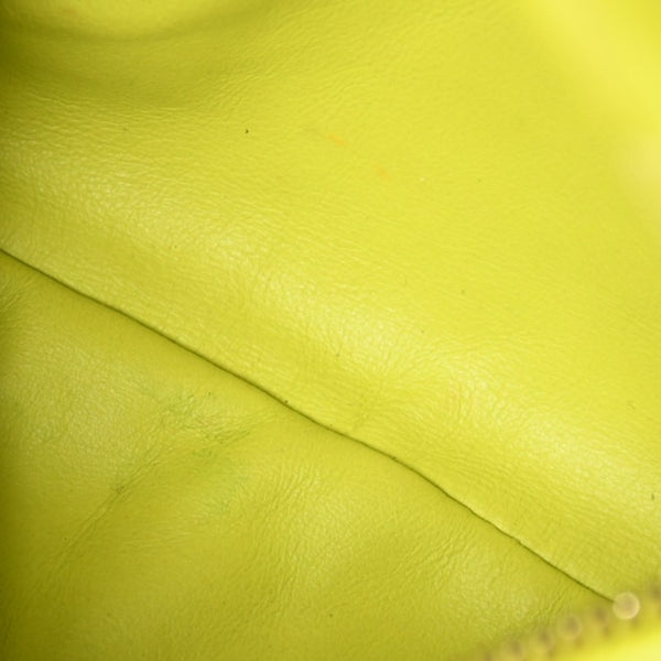 Very good condition BOTTEGAVENETA MINI JODIE Handbag 651876 Intrecciato Lime Green Used 4a003920