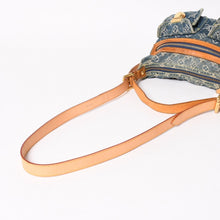 画像をギャラリービューアに読み込む, LOUIS VUITTON ルイヴィトン モノグラムデニム バギーPM ショルダーバッグ ワンショルダー M95049 インディゴブルー 美品 中古 4a004849