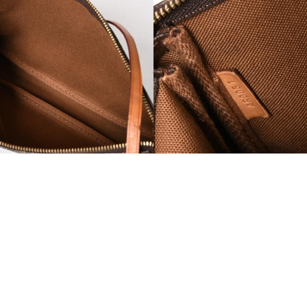 極美品 LOUIS VUITTON ルイヴィトン ポシェットアクセソワールモノグラムグラフィティ M92191 ハンドバッグ カーキ 中古 4a004856
