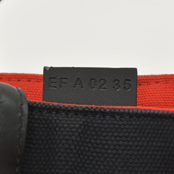 GIVENCHY G Tote Vertical Mini EF A 02 35 Shoulder Bag Handbag 2WAY Canvas Leather Black Good Condition Used 4a004851