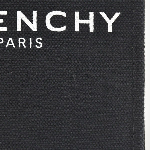 GIVENCHY G Tote Vertical Mini EF A 02 35 Shoulder Bag Handbag 2WAY Canvas Leather Black Good Condition Used 4a004851
