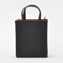 画像をギャラリービューアに読み込む, GIVENCHY ジバンシー Gトートバーティカルミニ EF A 02 35 ショルダーバッグ ハンドバッグ 2WAY キャンバス レザー ブラック 美品 中古 4a004851