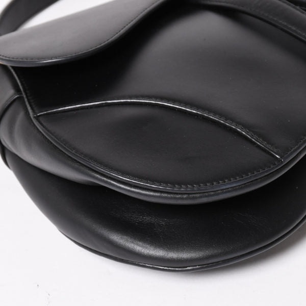 極美品 Christian Dior クリスチャンディオール SADDLE BAG サドルバッグ ワンショルダーバッグ M0455CBAA スムースカーフスキン 中古 4a004853