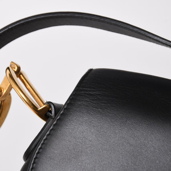 極美品 Christian Dior クリスチャンディオール SADDLE BAG サドルバッグ ワンショルダーバッグ M0455CBAA スムースカーフスキン 中古 4a004853