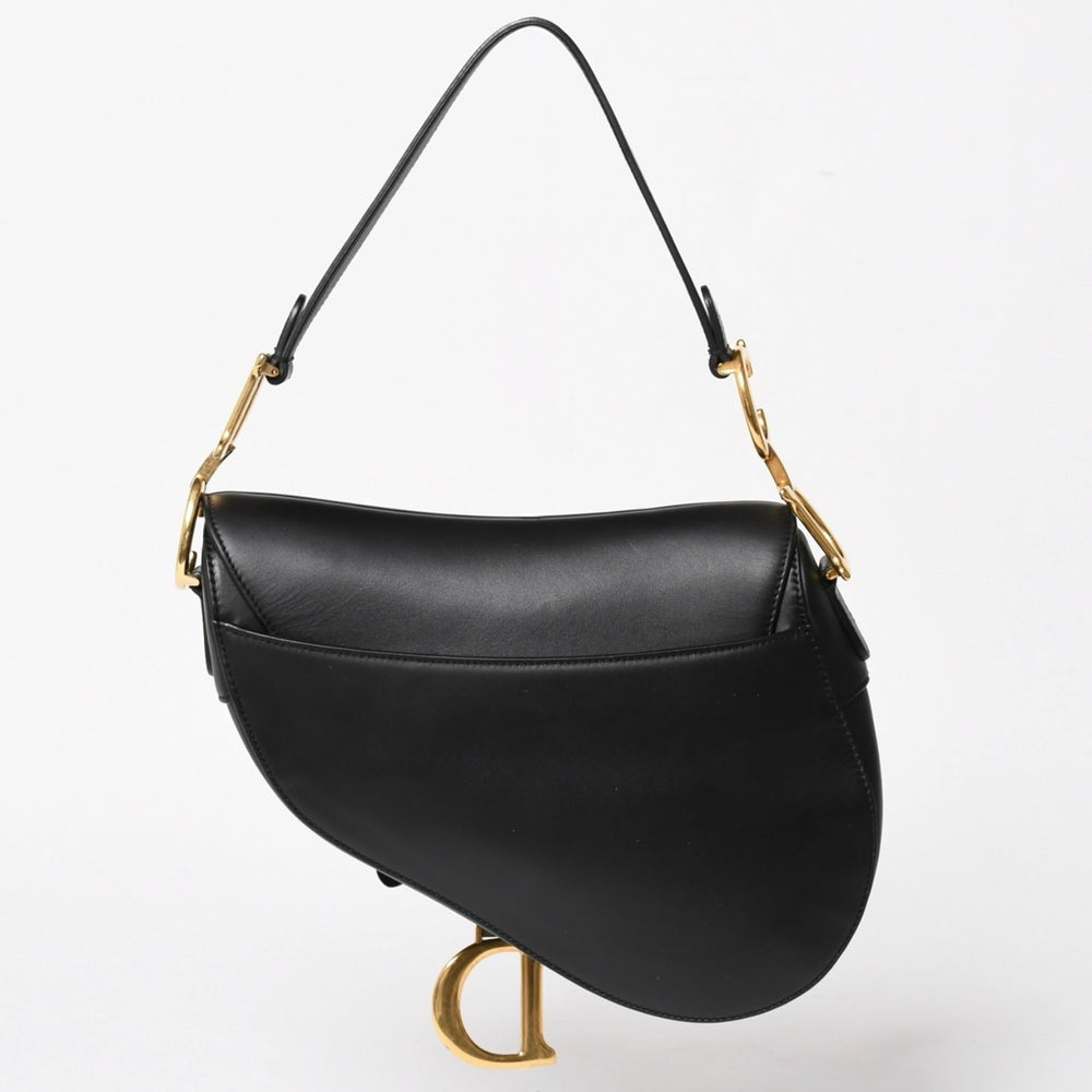 Very Good Condition Christian Dior SADDLE BAG Saddle Bag One Shoulder Bag M0455CBAA Smooth Calfskin Used 4a004853