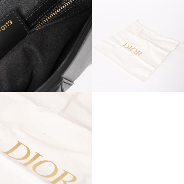 極美品 Christian Dior クリスチャンディオール SADDLE BAG サドルバッグ ワンショルダーバッグ M0455CBAA スムースカーフスキン 中古 4a004853