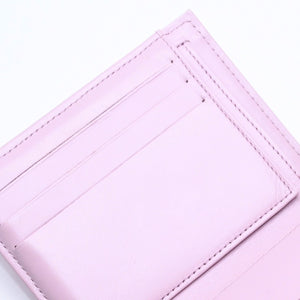 CHANEL Compact Wallet Trifold Wallet Random Number Coco Mark Caviar Skin Pink Gold Hardware Good Condition Used 4a005095