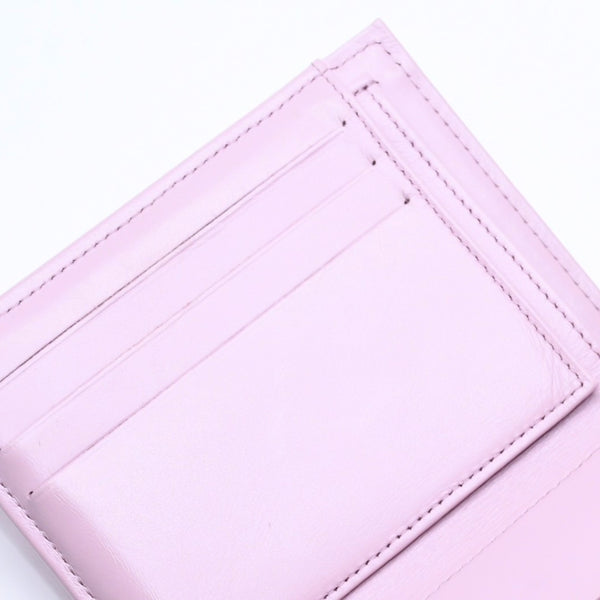 CHANEL Compact Wallet Trifold Wallet Random Number Coco Mark Caviar Skin Pink Gold Hardware Good Condition Used 4a005095