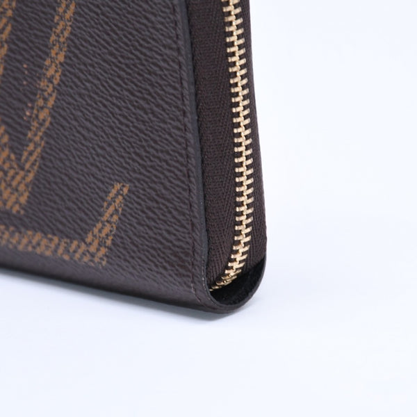 極美品 LOUIS VUITTON ルイヴィトン M69354 ジッピーコインパース モノグラム・ジャイアント コインケース 小銭入れ ブラウン 中古 4a005086