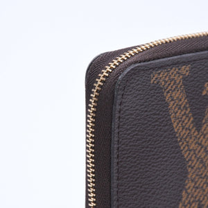 極美品 LOUIS VUITTON ルイヴィトン M69354 ジッピーコインパース モノグラム・ジャイアント コインケース 小銭入れ ブラウン 中古 4a005086
