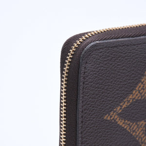 極美品 LOUIS VUITTON ルイヴィトン M69354 ジッピーコインパース モノグラム・ジャイアント コインケース 小銭入れ ブラウン 中古 4a005086