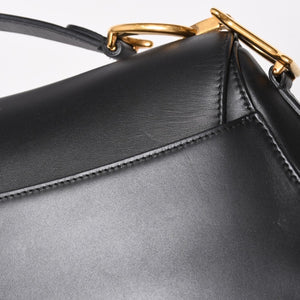 極美品 Christian Dior クリスチャンディオール SADDLE BAG サドルバッグ ワンショルダーバッグ M0455CBAA スムースカーフスキン 中古 4a004853