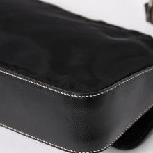 Load image into Gallery viewer, PRADA プラダ ハンドバッグ ショルダーバッグ ブラック ナイロン テスート サファーノ レザー 美品 中古 4a004862