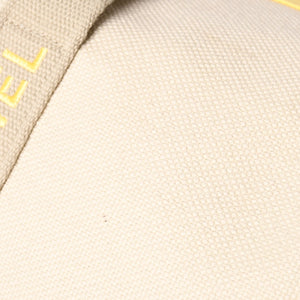 CHANEL CHANEL Sports Line Boston Bag Coco Mark No. 12 Canvas Yellow Beige Silver Hardware Good Condition Used 4a004912
