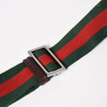画像をギャラリービューアに読み込む, GUCCI グッチ ウェブストラップメッセンジャー ショルダーバッグ 233052 GGキャンバス シェリーライン ブラウン 美品 中古 4a004839