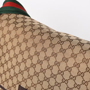 GUCCI Gucci Web Strap Messenger Shoulder Bag 233052 GG Canvas Sherry Line Brown Good Condition Used 4a004839