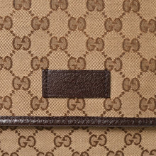 画像をギャラリービューアに読み込む, GUCCI グッチ ウェブストラップメッセンジャー ショルダーバッグ 233052 GGキャンバス シェリーライン ブラウン 美品 中古 4a004839