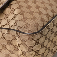 画像をギャラリービューアに読み込む, GUCCI グッチ ウェブストラップメッセンジャー ショルダーバッグ 233052 GGキャンバス シェリーライン ブラウン 美品 中古 4a004839