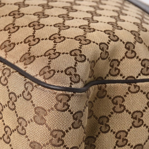 GUCCI Gucci Web Strap Messenger Shoulder Bag 233052 GG Canvas Sherry Line Brown Good Condition Used 4a004839