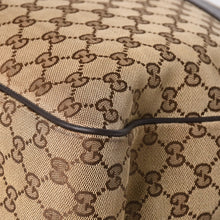 画像をギャラリービューアに読み込む, GUCCI グッチ ウェブストラップメッセンジャー ショルダーバッグ 233052 GGキャンバス シェリーライン ブラウン 美品 中古 4a004839