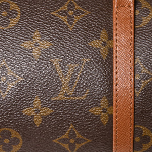 極美品 LOUIS VUITTON ルイヴィトン パピヨン26 ハンドバッグ M51366 モノグラム ブラウン レザー ゴールド金具 旧型 中古 4a004870