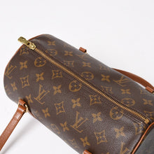 Load image into Gallery viewer, 極美品 LOUIS VUITTON ルイヴィトン パピヨン26 ハンドバッグ M51366 モノグラム ブラウン レザー ゴールド金具 旧型 中古 4a004870