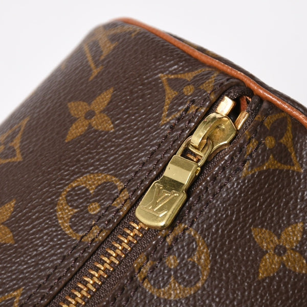 極美品 LOUIS VUITTON ルイヴィトン パピヨン26 ハンドバッグ M51366 モノグラム ブラウン レザー ゴールド金具 旧型 中古 4a004870