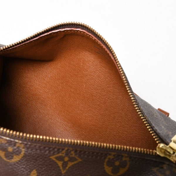 極美品 LOUIS VUITTON ルイヴィトン パピヨン26 ハンドバッグ M51366 モノグラム ブラウン レザー ゴールド金具 旧型 中古 4a004870