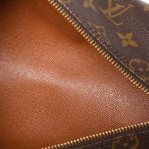 極美品 LOUIS VUITTON ルイヴィトン パピヨン26 ハンドバッグ M51366 モノグラム ブラウン レザー ゴールド金具 旧型 中古 4a004870
