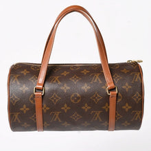Load image into Gallery viewer, 極美品 LOUIS VUITTON ルイヴィトン パピヨン26 ハンドバッグ M51366 モノグラム ブラウン レザー ゴールド金具 旧型 中古 4a004870