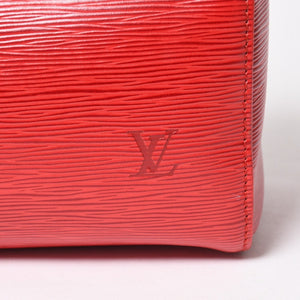 LOUIS VUITTON ルイヴィトン エピ スピーディ25 ハンドバッグ M43017 エピ レザー レッド ゴールド金具 美品 中古 4a005048