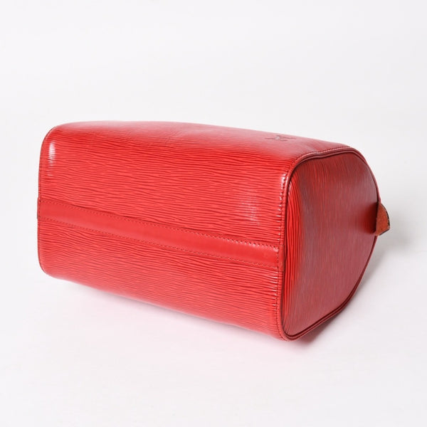 LOUIS VUITTON ルイヴィトン エピ スピーディ25 ハンドバッグ M43017 エピ レザー レッド ゴールド金具 美品 中古 4a005048