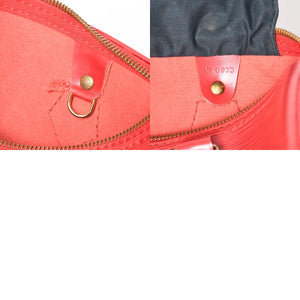 LOUIS VUITTON ルイヴィトン エピ スピーディ25 ハンドバッグ M43017 エピ レザー レッド ゴールド金具 美品 中古 4a005048