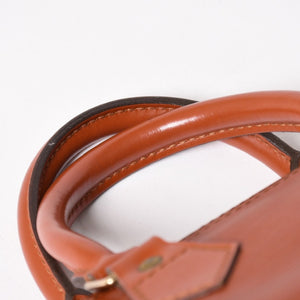極美品 LOUIS VUITTON ルイヴィトン エピ スピーディ25 ハンドバッグ ブラウン ゴールド金具 M43013 中古 4a004848